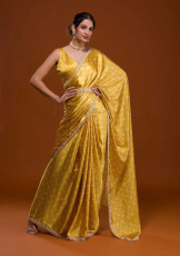 Heavy Chinon Silk Saree
