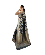 Silk Zari Border Saree